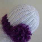Purple (Tamarin) side pom n..