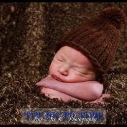 SALE Little Lumberjack baby boy hat