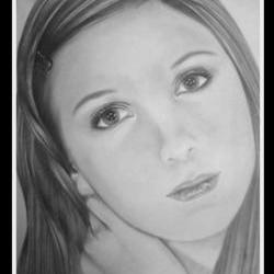 Photorealistic Pencil Portrait, 11 X 14, payment plans available