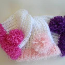 Bunny Soft Side Pom hat, Lisa Collection